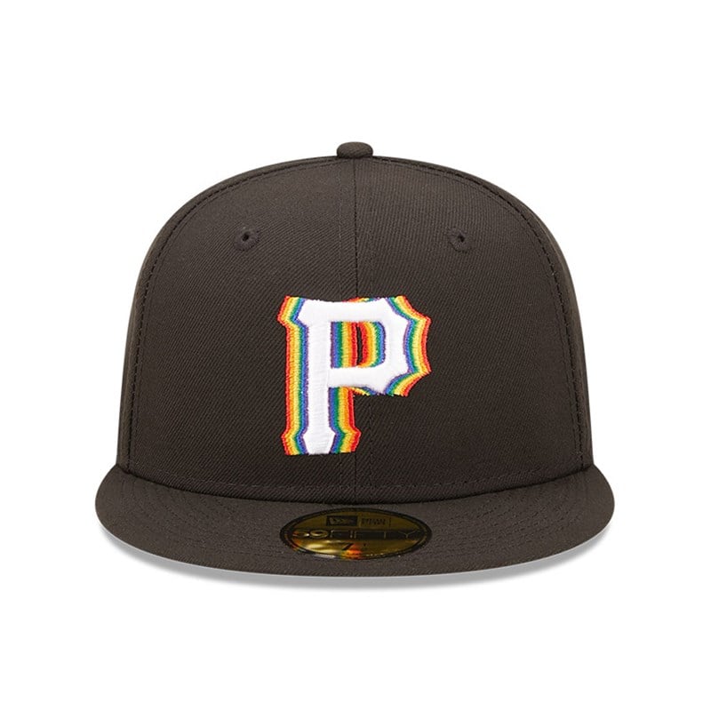 Black New Era Pittsburgh Pirates MLB Prismatic Fitted Cap 59fifty | RKFB17206