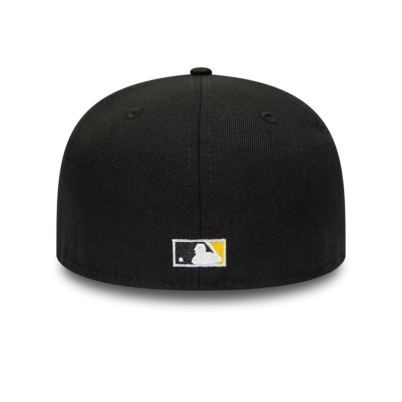 Black New Era Pittsburgh Pirates National League Stadium Fitted Cap 59fifty | QUOL52419