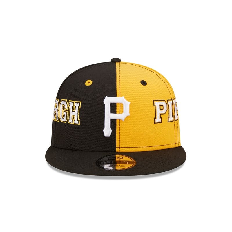 Black New Era Pittsburgh Pirates Teamsplit Cap 9fifty | CWUO34908