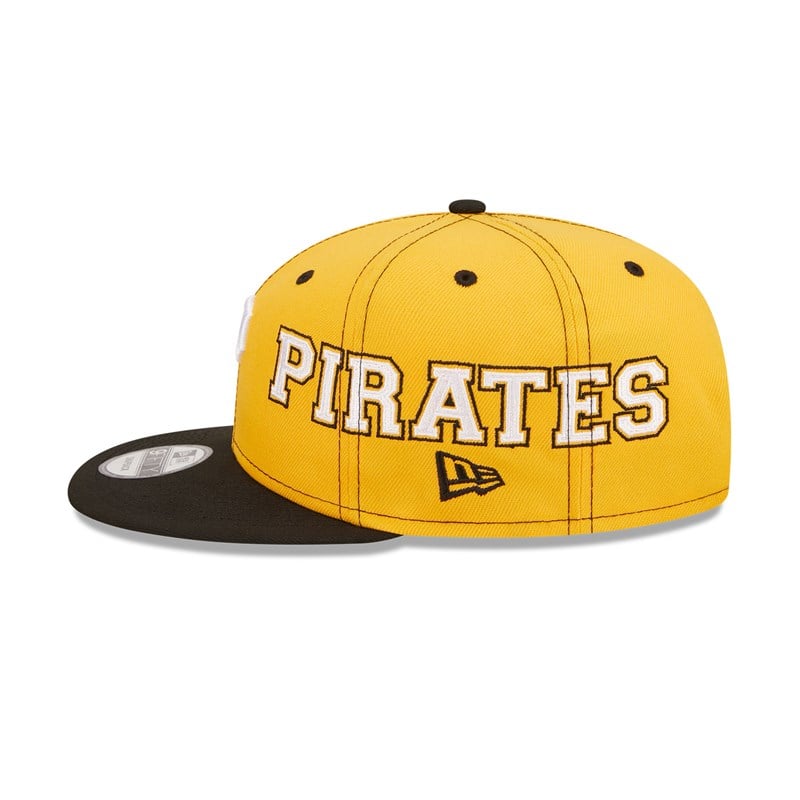 Black New Era Pittsburgh Pirates Teamsplit Cap 9fifty | CWUO34908