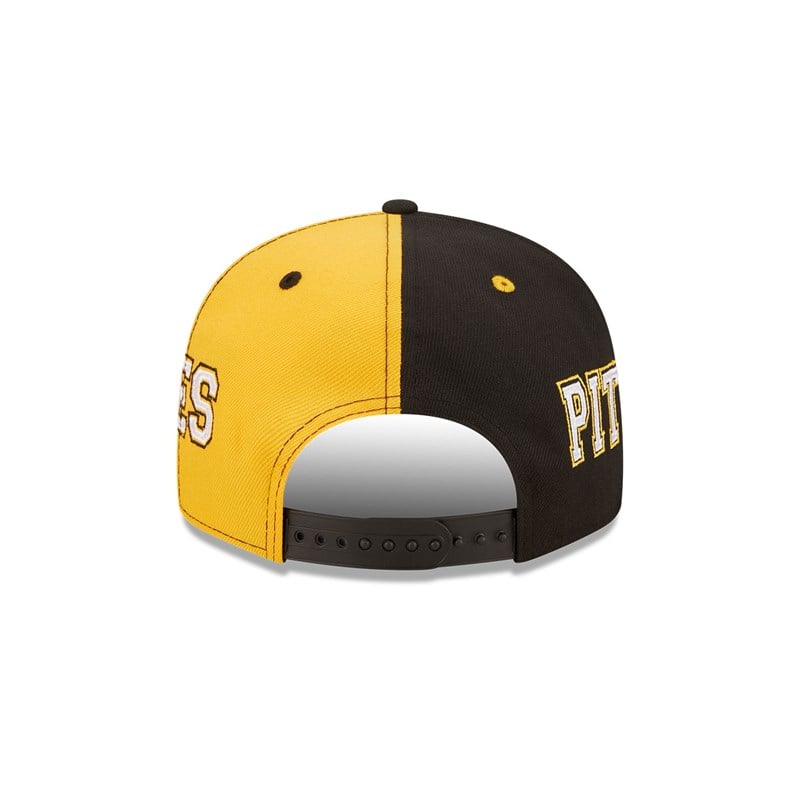 Black New Era Pittsburgh Pirates Teamsplit Cap 9fifty | CWUO34908