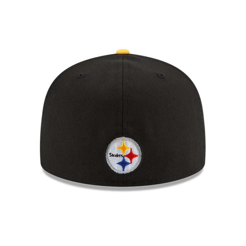 Black New Era Pittsburgh Steelers NFL Draft Fitted Cap 59fifty | BOHT58317