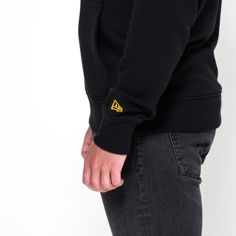 Black New Era Pittsburgh Steelers Team Logo Hoodie | PAHF08317