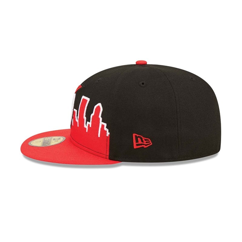 Black New Era Portland Trial Blazers NBA 2022 Fitted Cap 59fifty | FXNM82096