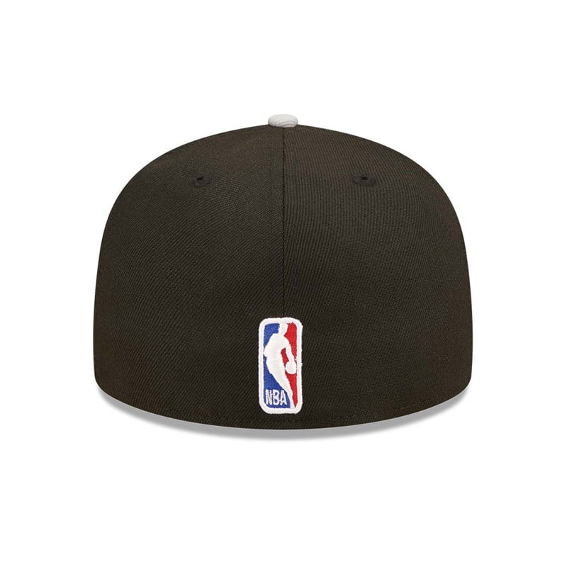 Black New Era San Antonio Spurs NBA 2022 Fitted Cap 59fifty | DMOI91785