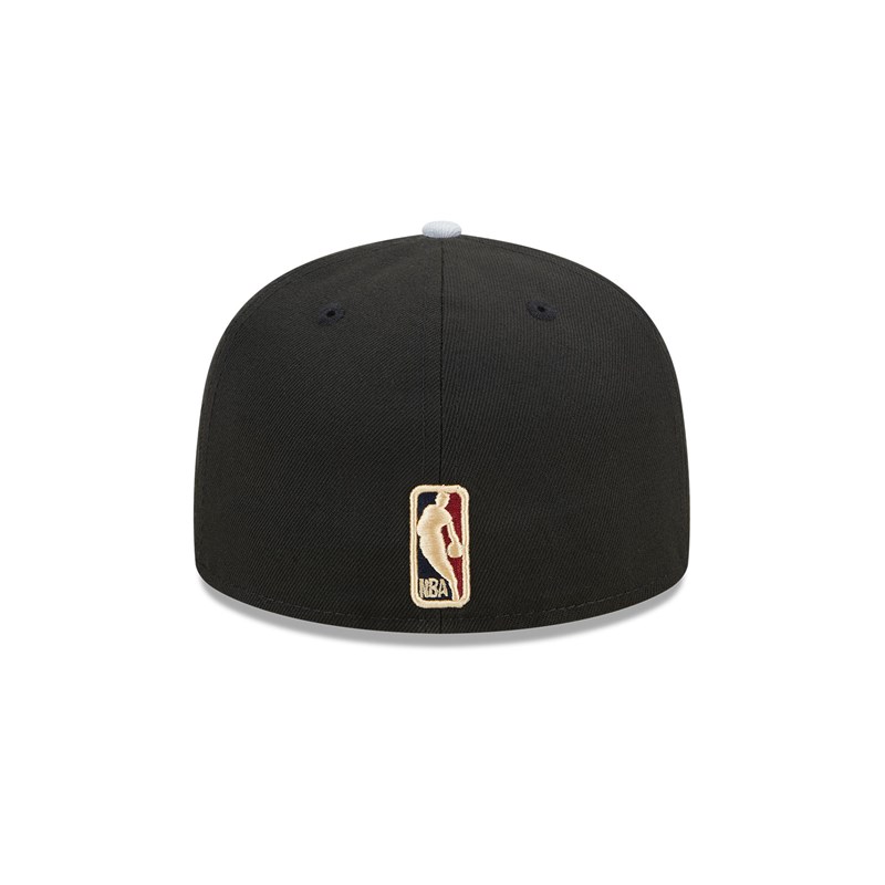 Black New Era San Antonio Spurs NBA Classic Fitted Cap 59fifty | WGYS58172