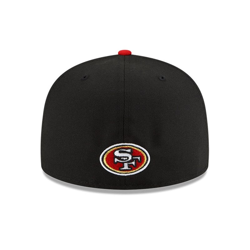 Black New Era San Francisco 49ers NFL Draft Fitted Cap 59fifty | MANS54613