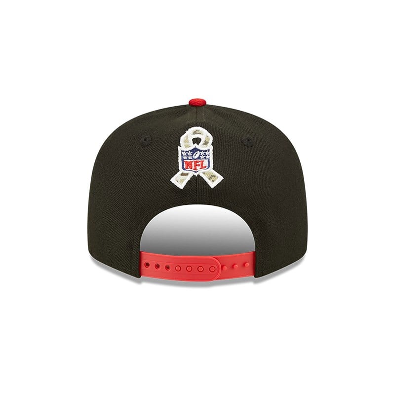 Black New Era San Francisco 49ers NFL Salute To Service Cap 9fifty | IRNB35892