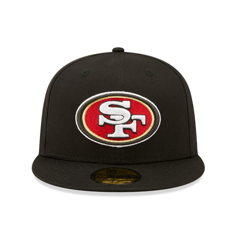 Black New Era San Francisco 49ers Side Patch Fitted Cap 59fifty | SKHR15240