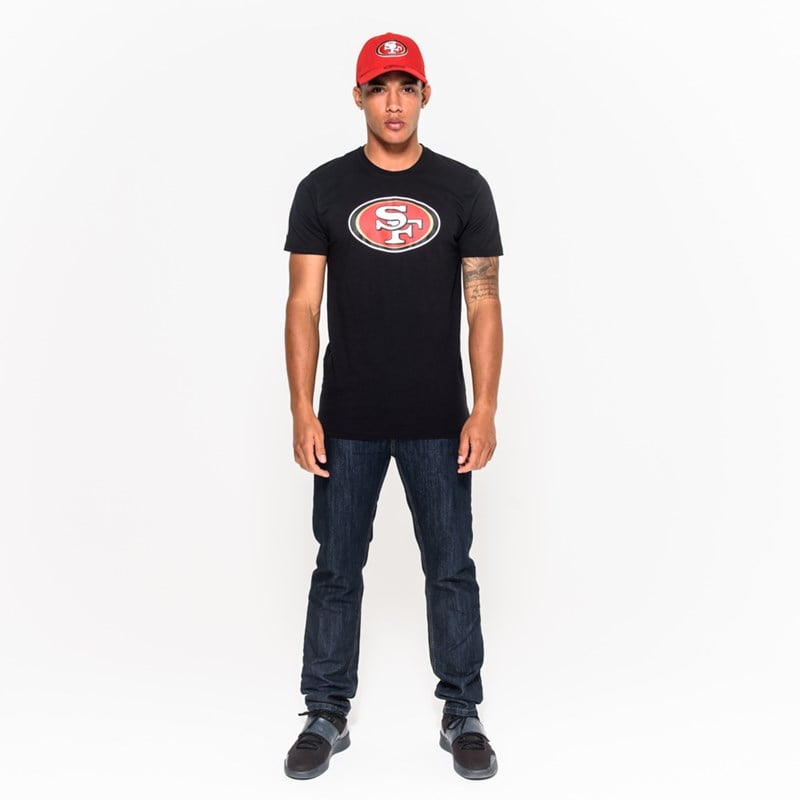 Black New Era San Francisco 49ers Team Logo T-Shirt | CEAI10693