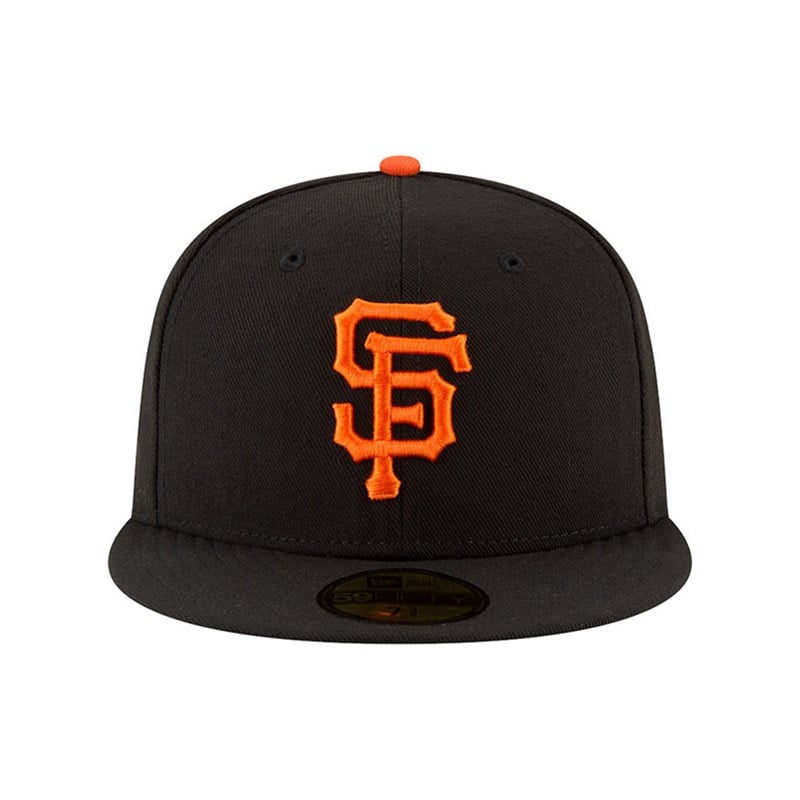 Black New Era San Francisco Giants Authentic On Field Game Cap 59fifty | PBTH67031