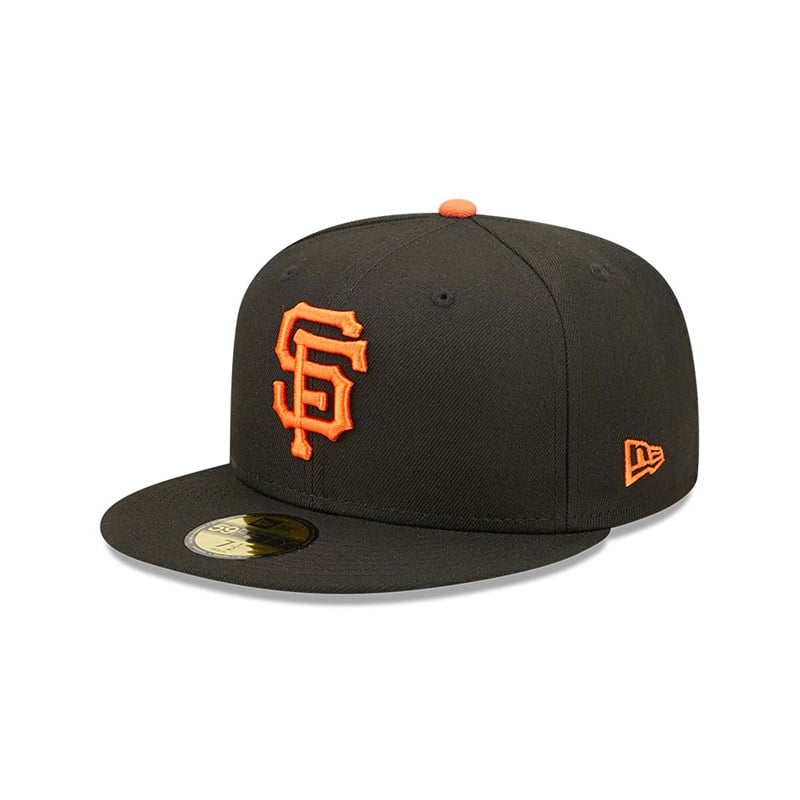 Black New Era San Francisco Giants Authentic On Field Game Cap 59fifty | PBTH67031