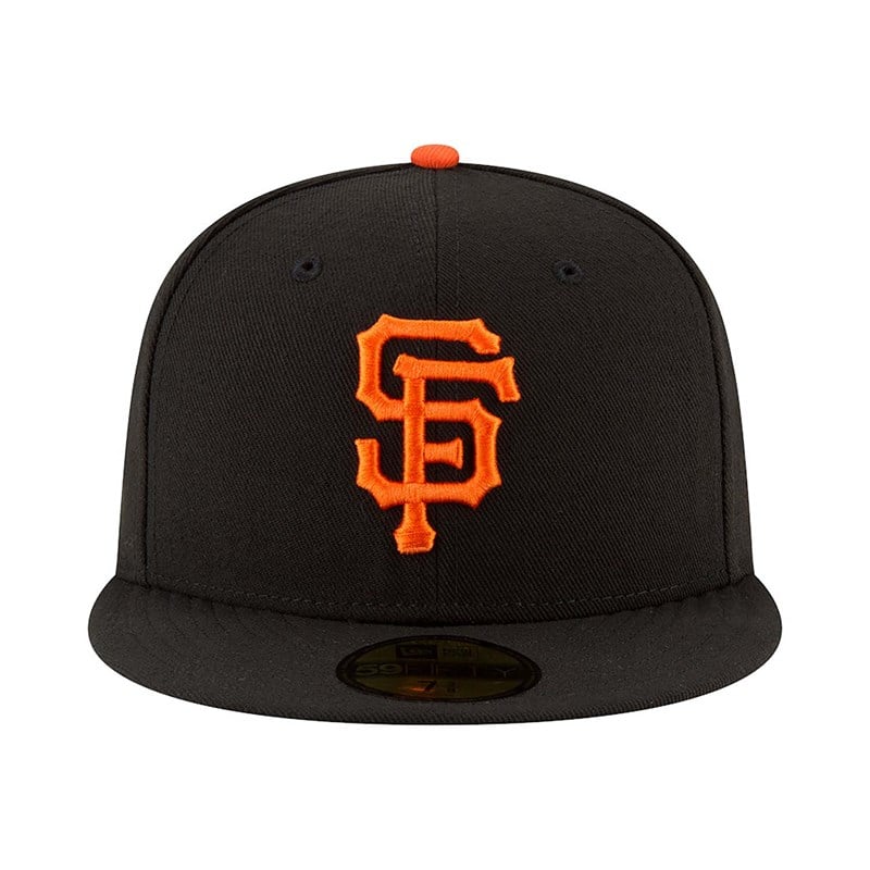 Black New Era San Francisco Giants Authentic On Field Game Cap 59fifty | PBTH67031