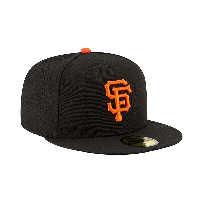 Black New Era San Francisco Giants Authentic On Field Game Cap 59fifty | PBTH67031