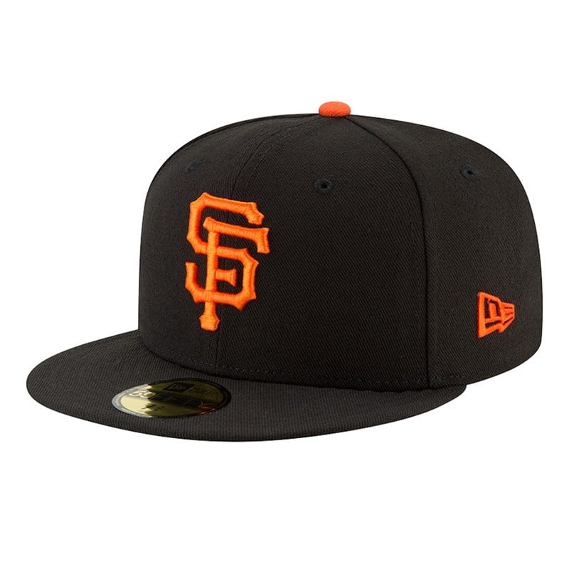 Black New Era San Francisco Giants Authentic On Field Game Cap 59fifty | PBTH67031