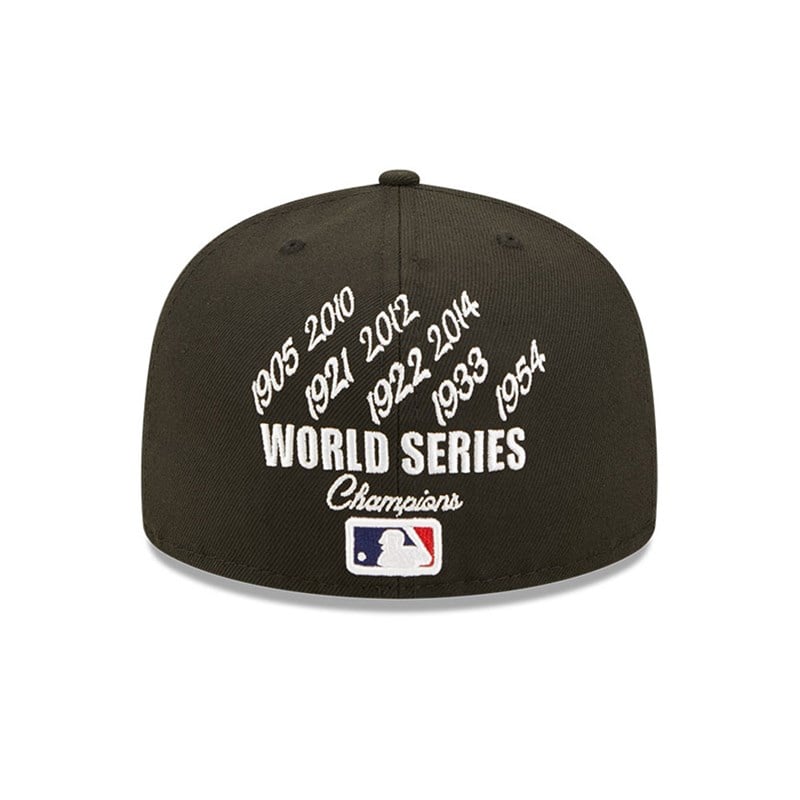 Black New Era San Francisco Giants Crown Champs Fitted Cap 59fifty | KPAV68109