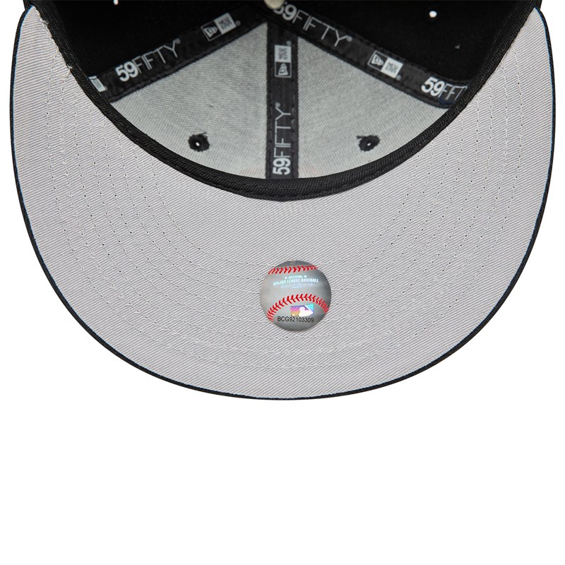 Black New Era San Francisco Giants Dual Logo Fitted Cap 59fifty | JGQX78295