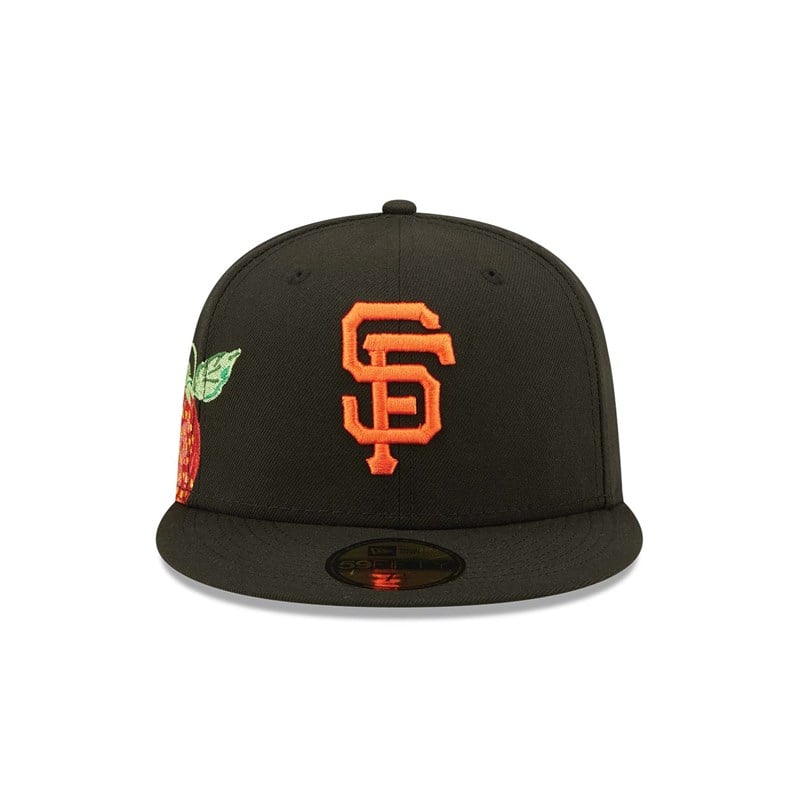 Black New Era San Francisco Giants Fruit Fitted Cap 59fifty | WXHN12678