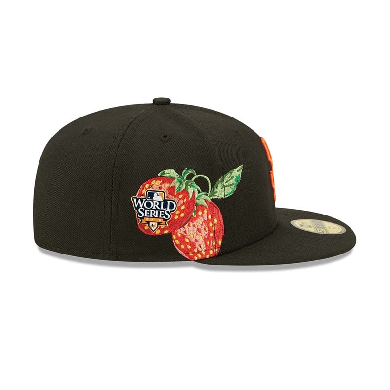 Black New Era San Francisco Giants Fruit Fitted Cap 59fifty | WXHN12678