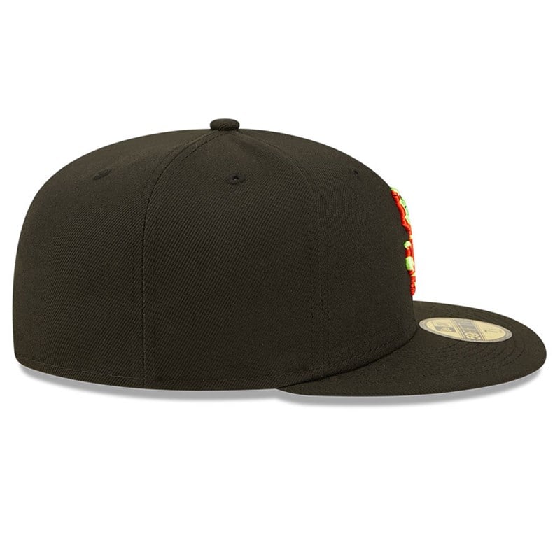 Black New Era San Francisco Giants Infrared Fitted Cap 59fifty | OXSM04291