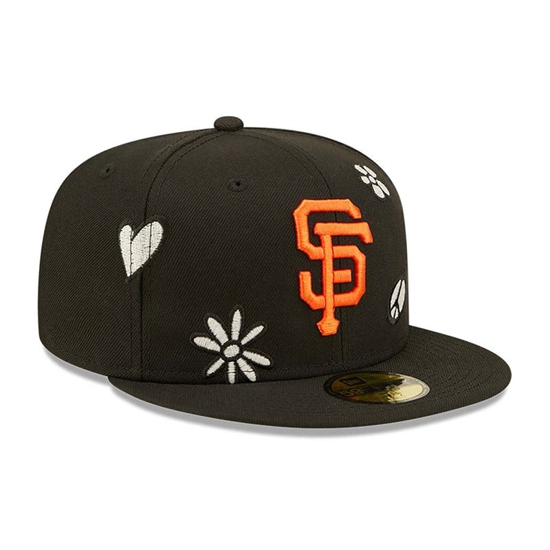 Black New Era San Francisco Giants MLB Sunlight Pop Cap 59fifty | TMKU59061