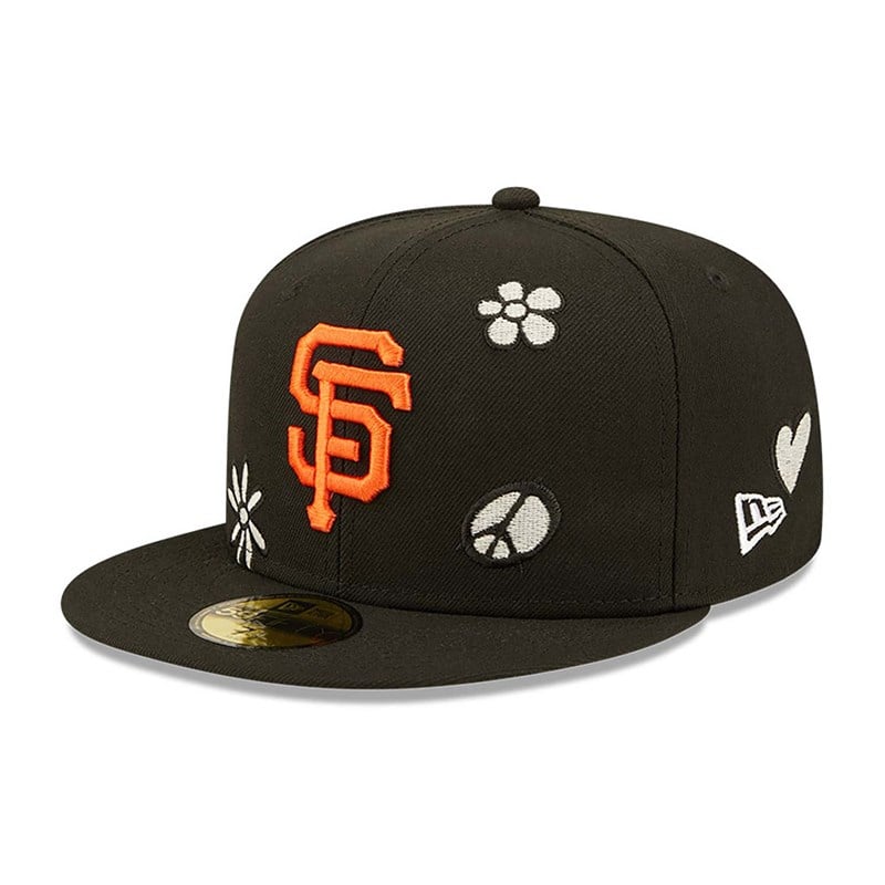 Black New Era San Francisco Giants MLB Sunlight Pop Cap 59fifty | TMKU59061