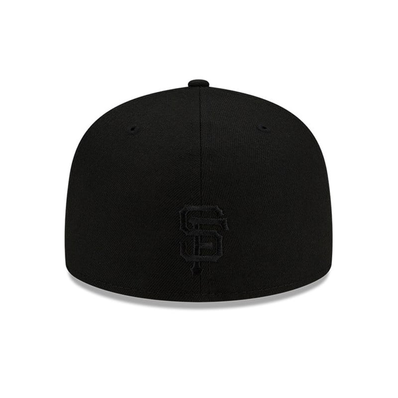 Black New Era San Francisco Giants MLB Team Fire Cap 59fifty | USDT84016