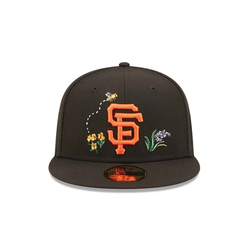 Black New Era San Francisco Giants Watercolour Floral Cap 59fifty | ETFG78062