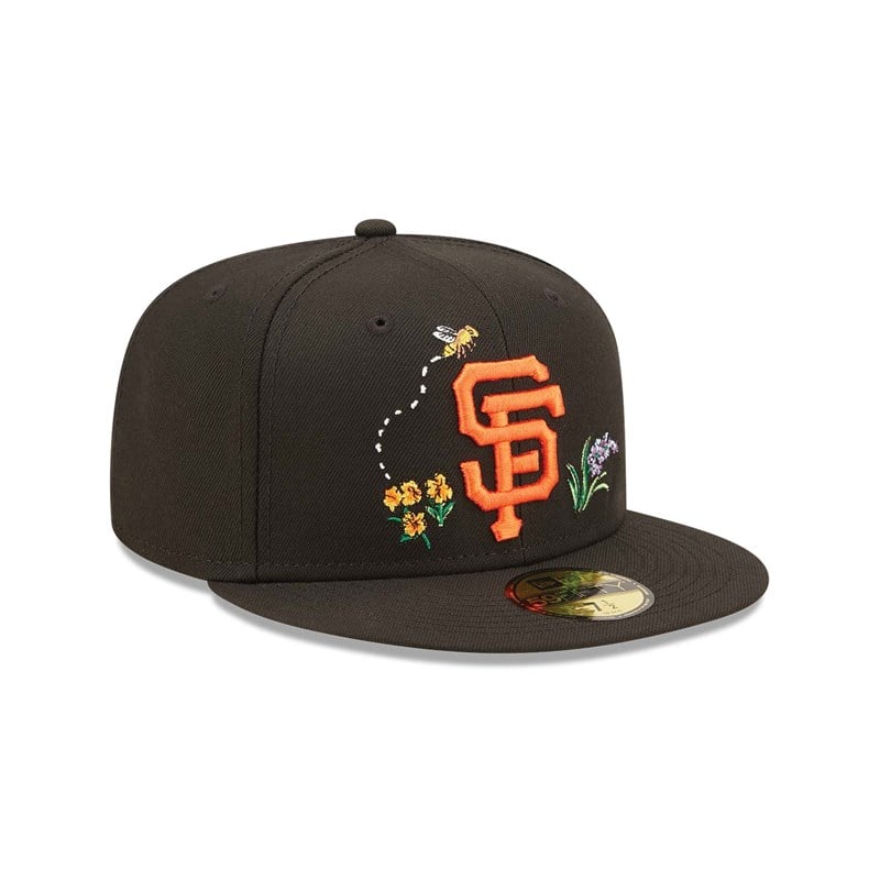 Black New Era San Francisco Giants Watercolour Floral Cap 59fifty | ETFG78062