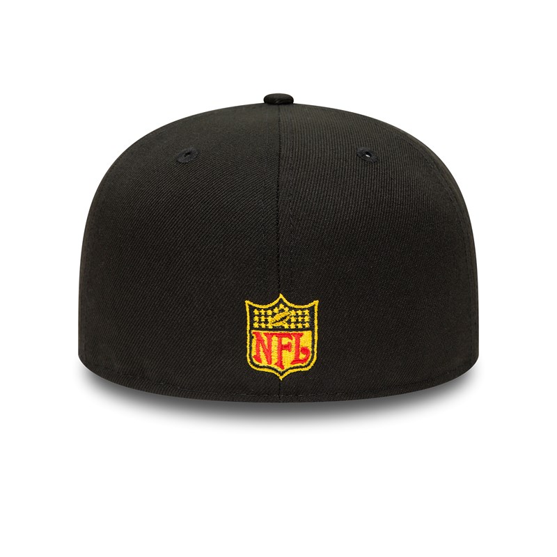 Black New Era Seattle Seahawks Fitted Cap 59fifty | EHCL20531