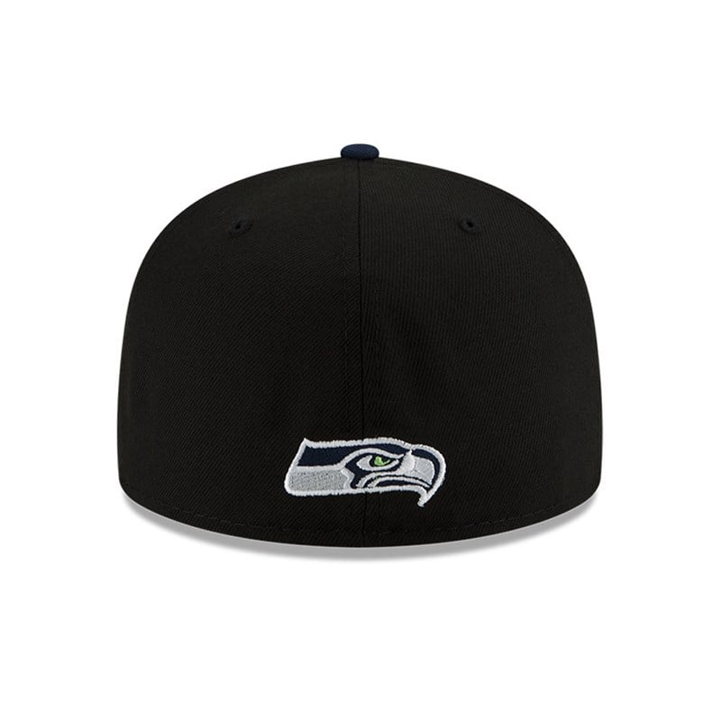 Black New Era Seattle Seahawks NFL Draft Fitted Cap 59fifty | PNVG84675