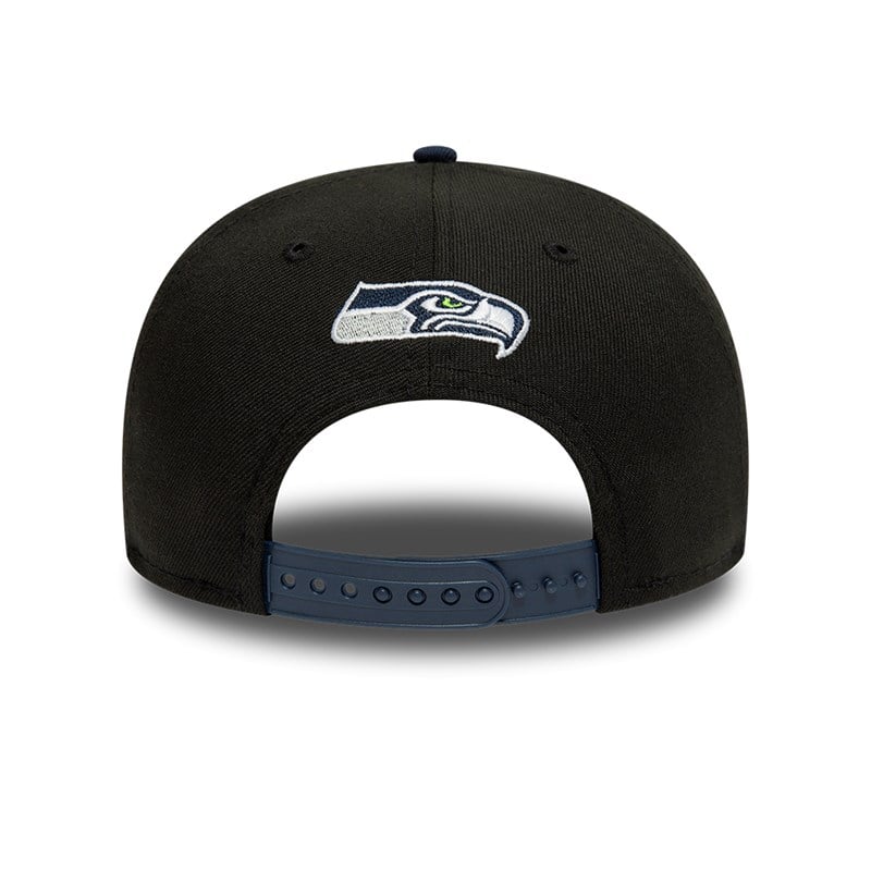 Black New Era Seattle Seahawks NFL Draft Cap 9fifty | ULRM84913