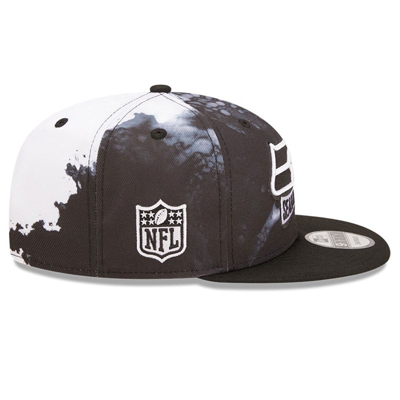 Black New Era Seattle Seahawks NFL Sideline 2022 Cap 9fifty | SZNT59261