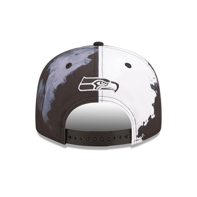 Black New Era Seattle Seahawks NFL Sideline 2022 Cap 9fifty | SZNT59261