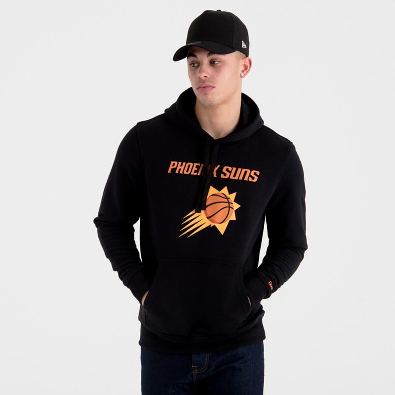 Black New Era Suns Team Logo Hoodie | FQAL20635