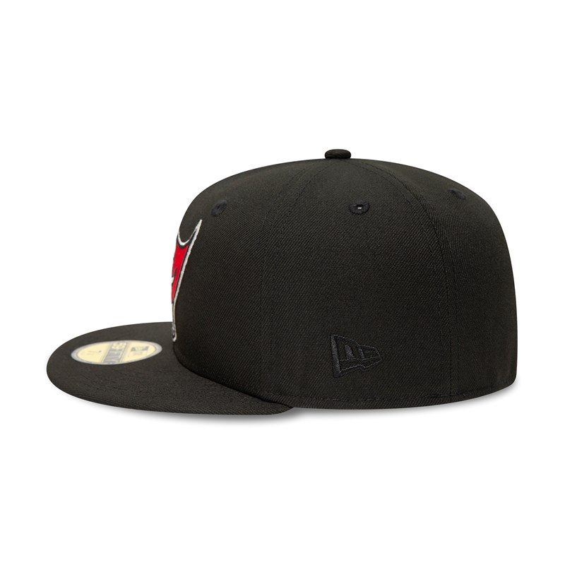 Black New Era Tampa Bay Buccaneers Fitted Cap 59fifty | ARYO81420