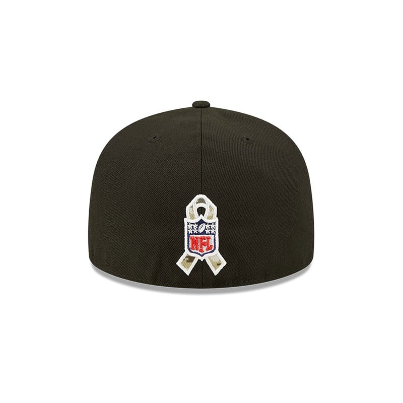 Black New Era Tampa Bay Buccaneers NFL Salute To Service Fitted Cap 59fifty | FPRU25364