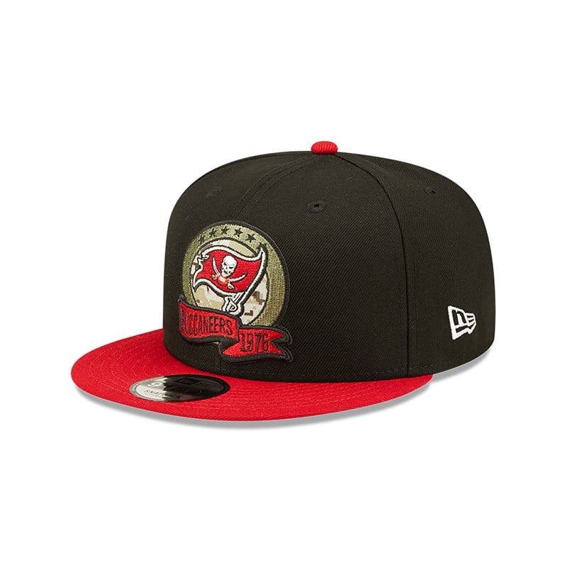 Black New Era Tampa Bay Buccaneers NFL Salute To Service Cap 9fifty | WBZY98316