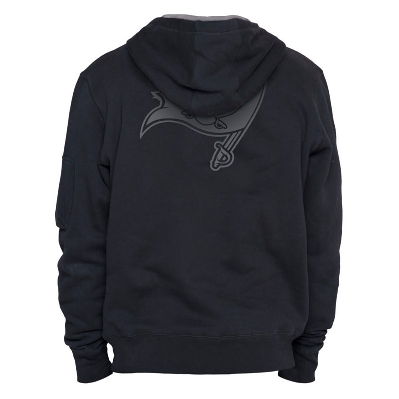 Black New Era Tampa Bay Buccaneers X Alpha Industries Hoodie | IURC06975