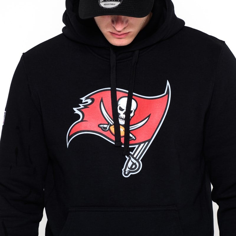 Black New Era Tampa Bay Buccanneers Team Logo Hoodie | MEHJ63401