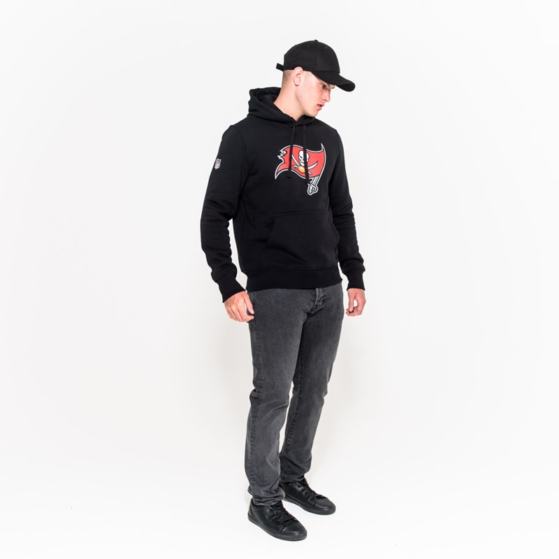 Black New Era Tampa Bay Buccanneers Team Logo Hoodie | MEHJ63401