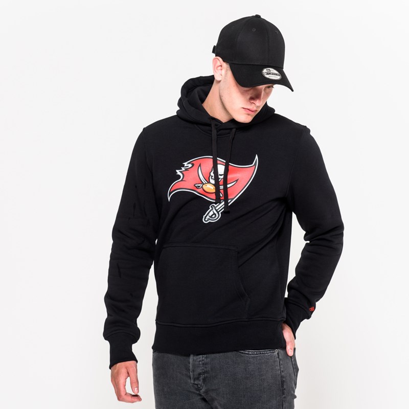 Black New Era Tampa Bay Buccanneers Team Logo Hoodie | MEHJ63401