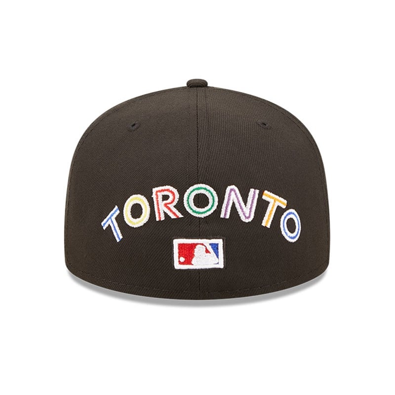 Black New Era Toronto Jays MLB Prismatic Fitted Fitted Fitted Cap 59fifty | LPHG31074