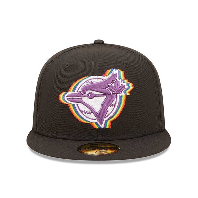 Black New Era Toronto Jays MLB Prismatic Fitted Fitted Fitted Cap 59fifty | LPHG31074