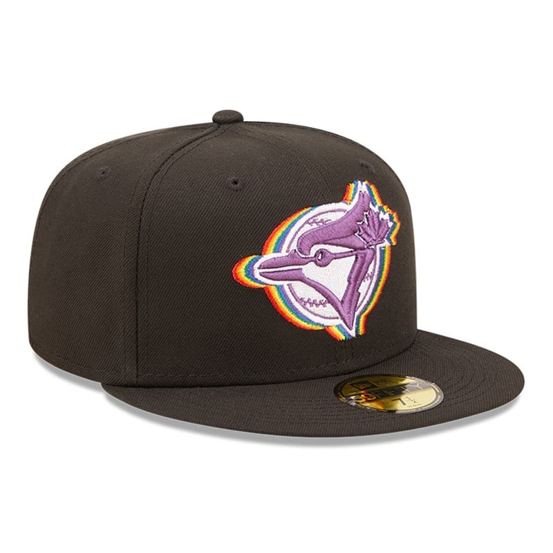 Black New Era Toronto Jays MLB Prismatic Fitted Fitted Fitted Cap 59fifty | LPHG31074