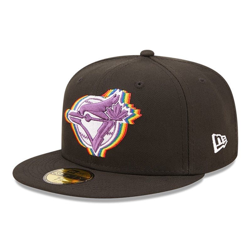 Black New Era Toronto Jays MLB Prismatic Fitted Fitted Fitted Cap 59fifty | LPHG31074