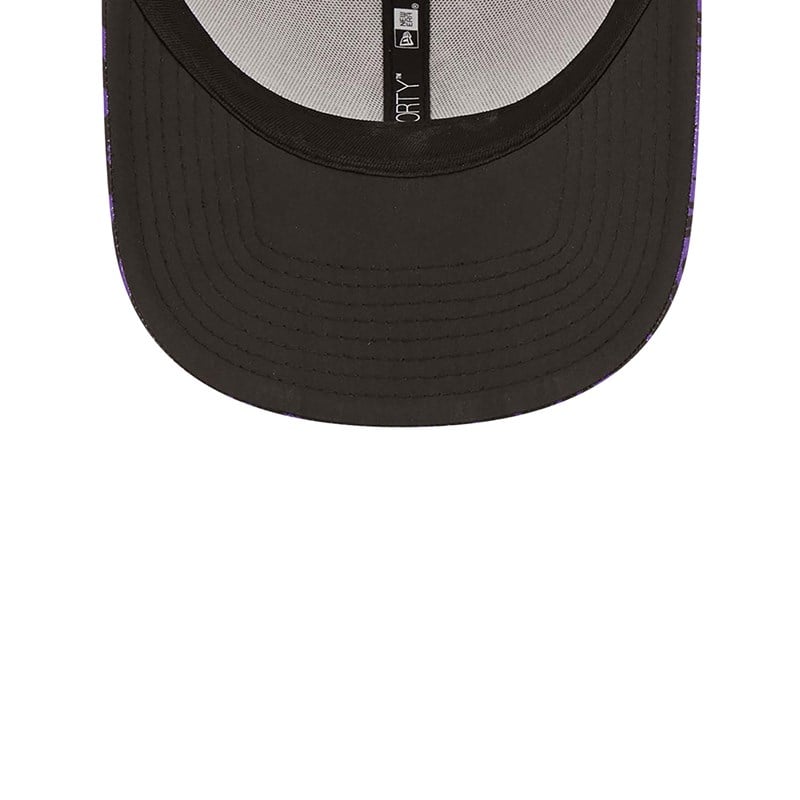 Black New Era Tottenham Hotspur Fc All Over Print Adjustable Cap 9forty | MYZE47125