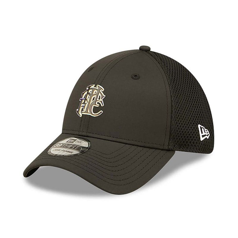 Black New Era Tottenham Hotspur Fc Iridescent Stretch Fit Cap 39thirty | FQKR72358