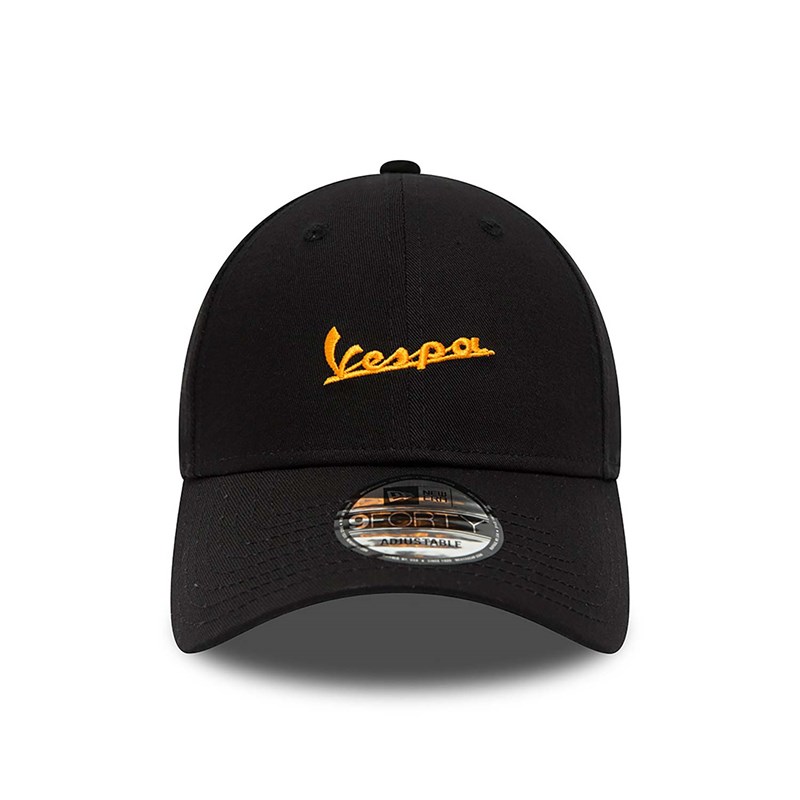 Black New Era Vespa Seasonal Adjustable Cap 9forty | JNBG83526