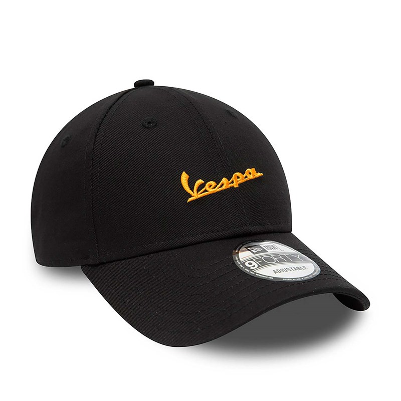 Black New Era Vespa Seasonal Adjustable Cap 9forty | JNBG83526